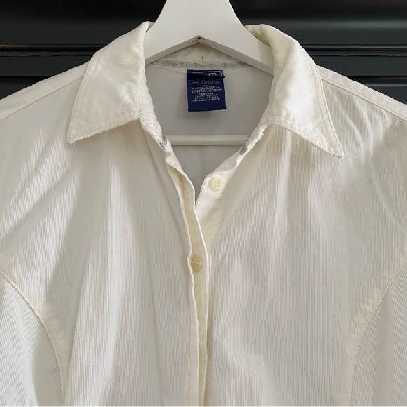 BUM equipment corduroy Shirt cream Medium - Picture 2 of 5